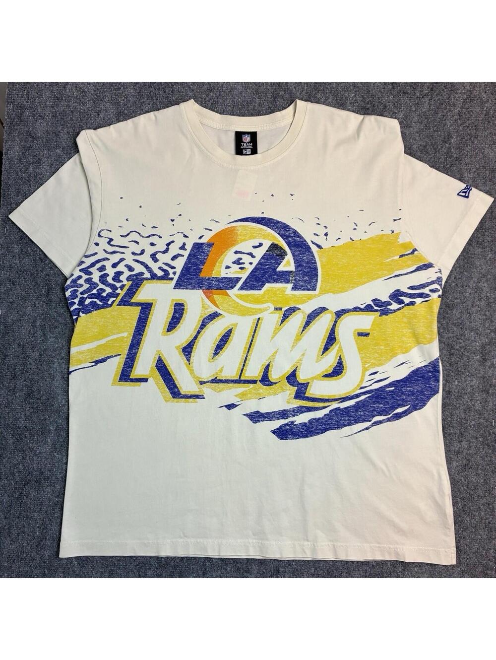 NFL X New Era Los Angeles Rams Team Apparel Oversized Vintage Style Graphic Tee